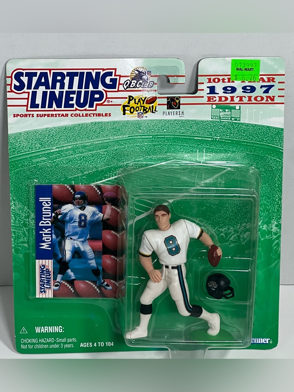 Starting Lineup Mark Brunell #8 Football Figure - Green White